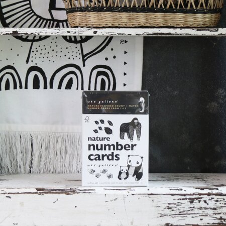 Nature Number Cards by Wee Gallery
