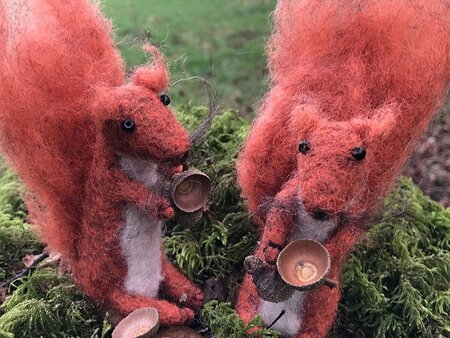 Needle Felt Red Squirrel Workshop - Thursday 9th September 2027