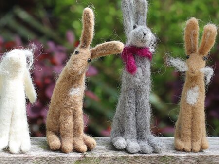 Needle-felted Spring Hares Workshop	- Thursday 9th April 2026