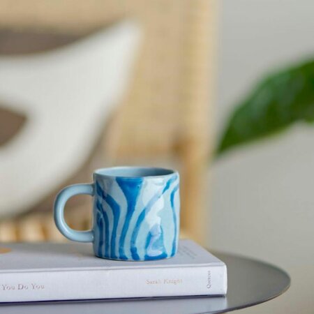 Ninka Blue Stoneware Mug