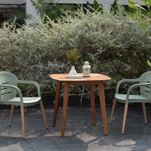 Onyx 66cm Bistro Set - Seagrass Green