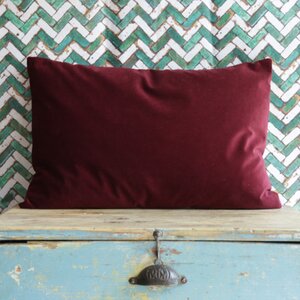 Oxblood Feather Filled Cushion 40x60cm