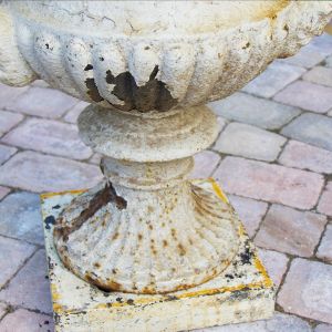 Pair of Large Ornate Urns