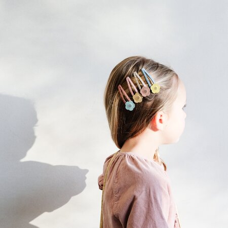 Pansy Hair Clips by Mimi & Lula