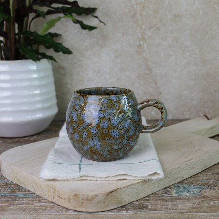 Paula Blue Stoneware Cup