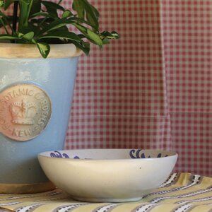 Petunia Stoneware Blue Bowl