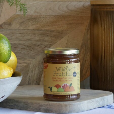 Pink Grapefruit, Gin & Rhubarb Marmalade by Wild & Fruitful