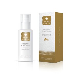 Pure Lakes Massage and Bath Oil Grapefruit and Lemongrass