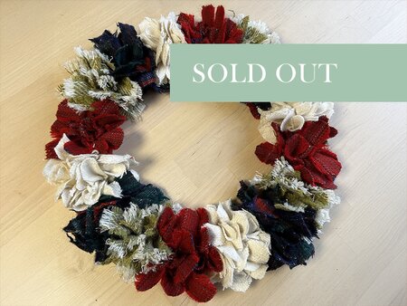 Rag Rug Wreath Workshop - Wednesday 9th December 2026
