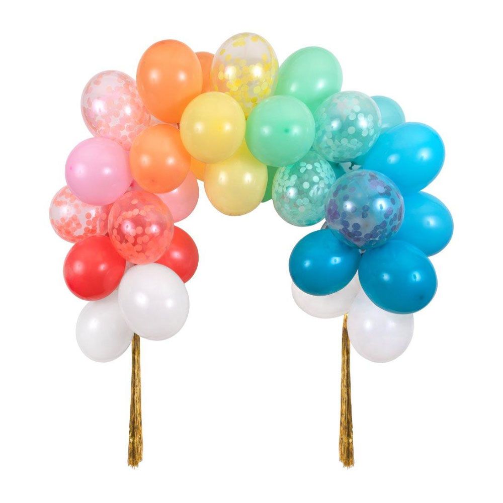Rainbow Balloon Arch Kit (set of 40 balloons) Beetham Nurseries