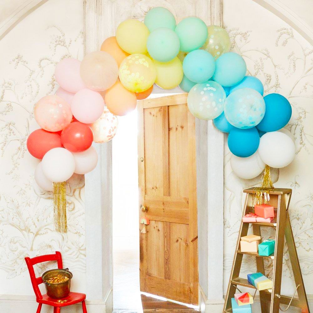 Rainbow Balloon Arch Kit (set of 40 balloons) Beetham Nurseries