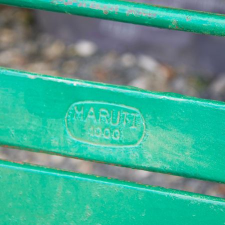 Reclaimed Folding Metal Chair