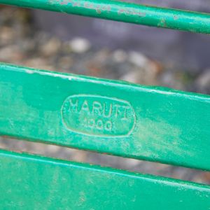 Reclaimed Folding Metal Chair