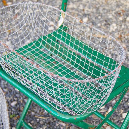 Reclaimed Metal Wire Basket