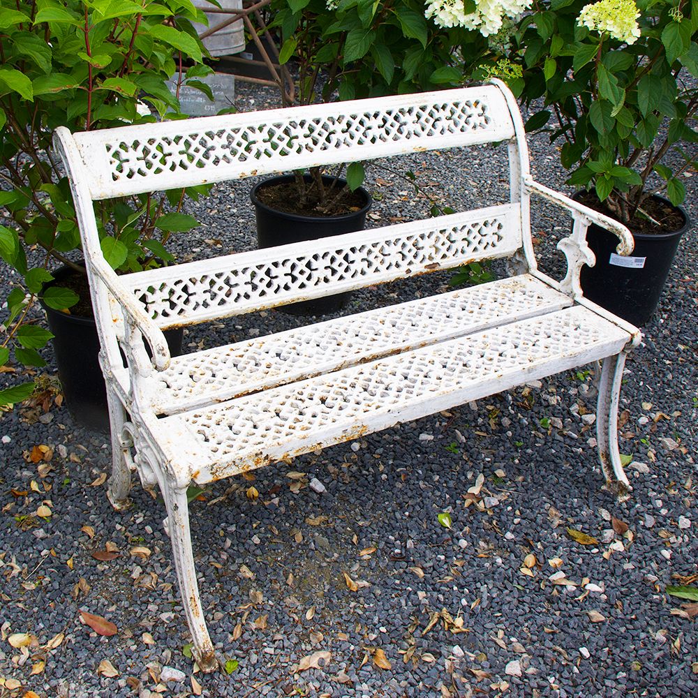 Reclaimed Mid 20th Century Garden Bench Beetham Nurseries