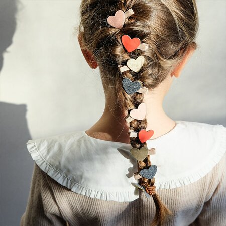 Retro Heart Mini Clips by Mimi & Lula
