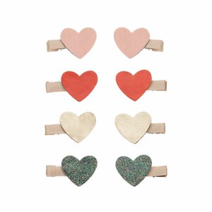 Retro Heart Mini Clips by Mimi & Lula