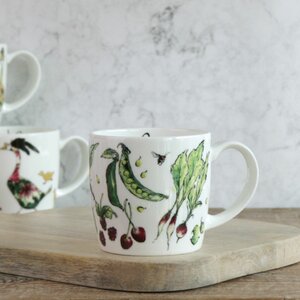 Rich Pickings Fruit and Vegetable Mug by Anna Wright