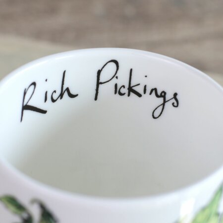 Rich Pickings Fruit and Vegetable Mug by Anna Wright