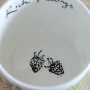 Rich Pickings Fruit and Vegetable Mug by Anna Wright