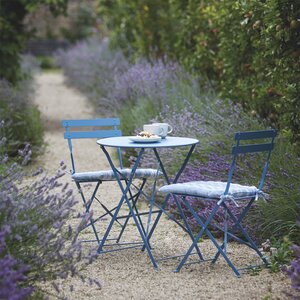 Rive Droite Bistro Set - Cove Blue by Garden Trading