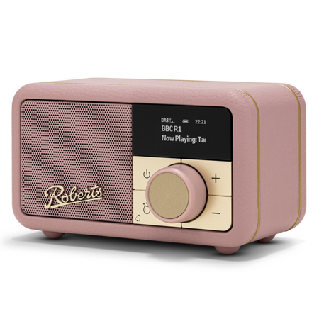 Roberts Revival Petite 2 DAB Radio Bluetooth Speaker in Dusky Pink