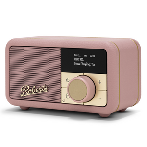 Roberts Revival Petite 2 DAB Radio Bluetooth Speaker in Dusky Pink