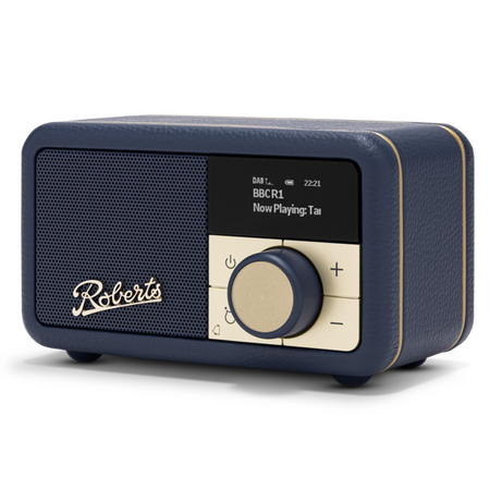 Roberts Revival Petite 2 DAB Radio Bluetooth Speaker in Midnight Blue