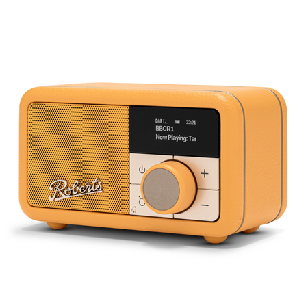Roberts Revival Petite 2 DAB Radio Bluetooth Speaker in Sunburst Yellow