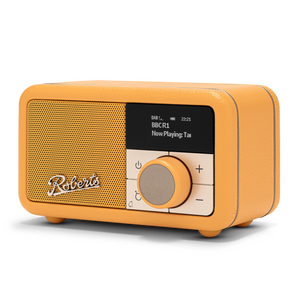 Roberts Revival Petite 2 DAB Radio Bluetooth Speaker in Sunburst Yellow
