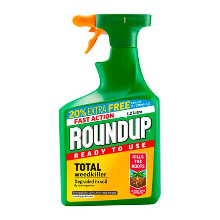 Roundup Total Ready to Use - 1ltr with 20% Extra Free