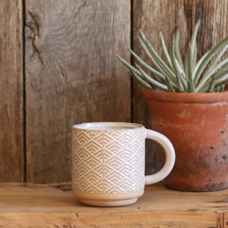 Sass & Belle Japandi Hishi Pattern Mug