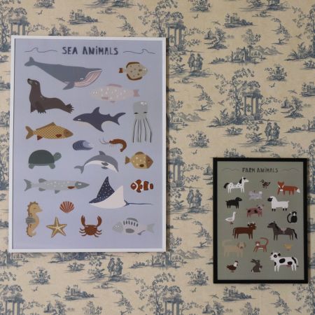 Sea Animals Framed Print (52x72cm) - image 2