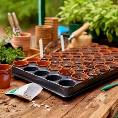 Seed & Cutting Tray with 40 Pots