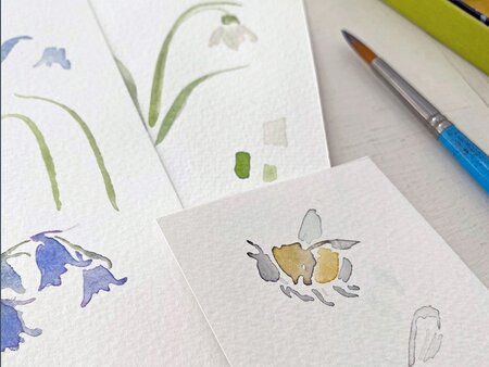 Signs of Spring Watercolour Workshop for Beginners - Wednesday 17th March 2027