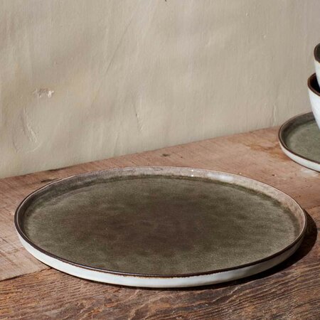 Simi Moss Green Dinner Plate