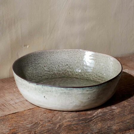 Simi Moss Green Large Serving Bowl