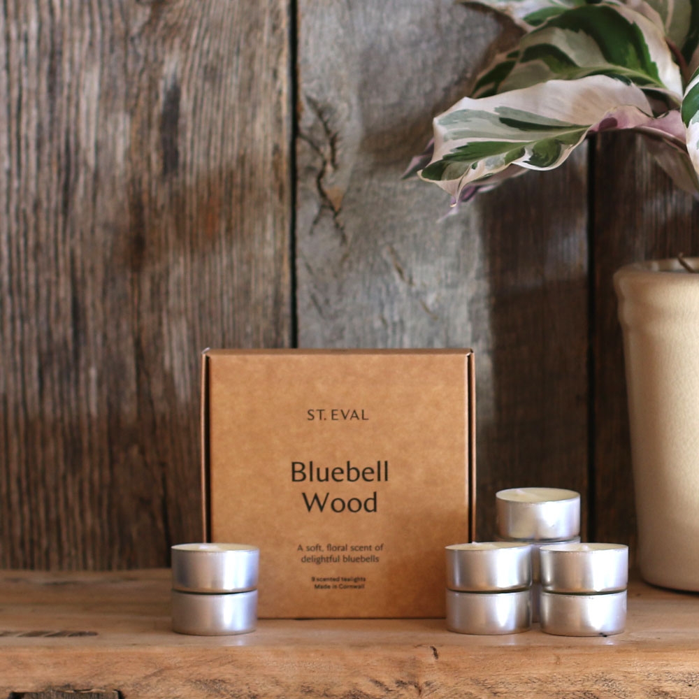 St Eval Bluebell Wood Scented Tealights Beetham Nurseries