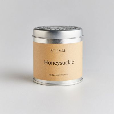 St Eval Honeysuckle Scented Tin Candle