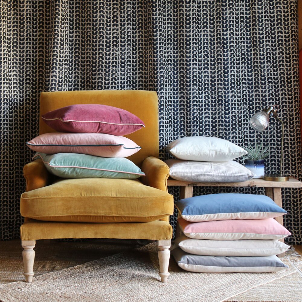 Grey filled cheap cushions