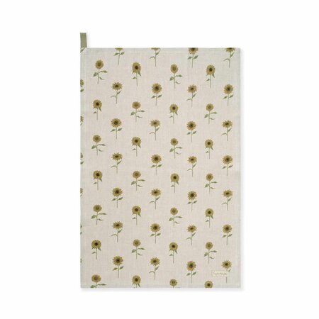 Sunflowers Linen Tea Towel by Sophie Allport