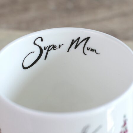 Super Mum Bee Mug by Anna Wright