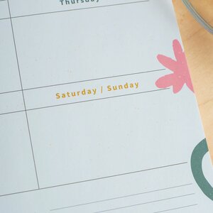 Sweet Spot A4 Weekly Planner by Once Upon a Tuesday