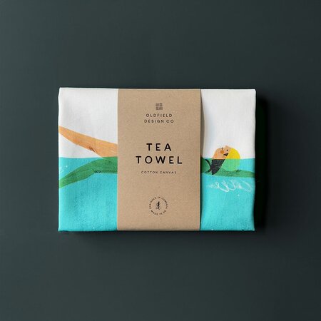 Swim & Fizz Tea Towel by Oldfield Design Co