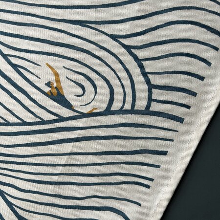 Swimming Tea Towel by Oldfield Design Co