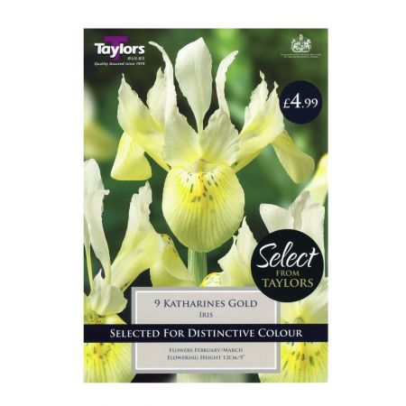 Taylors Iris Katharines Gold Bulbs (9 per Pack)