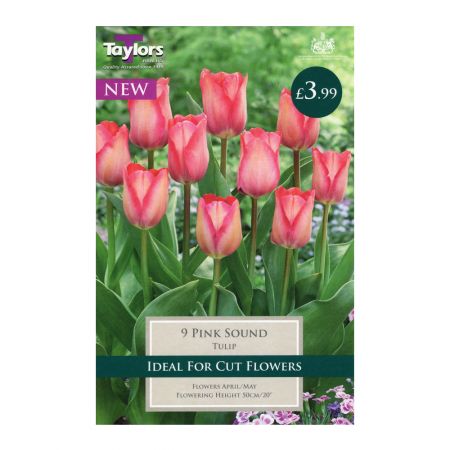 Taylors Tulip Pink Sound Bulbs (9 per Pack)