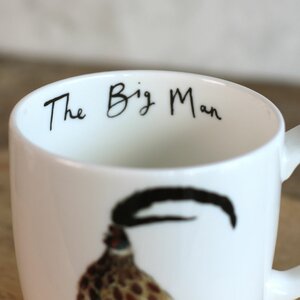 The Big Man Pheasant Mug by Anna Wright