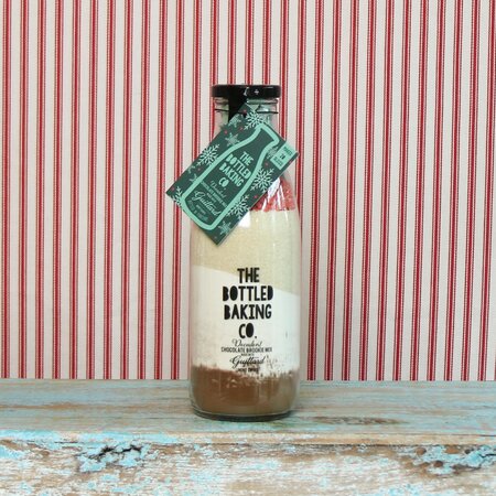 The Bottled Baking Co. Decadent Chocolate Mint Brookie Mix in a Bottle