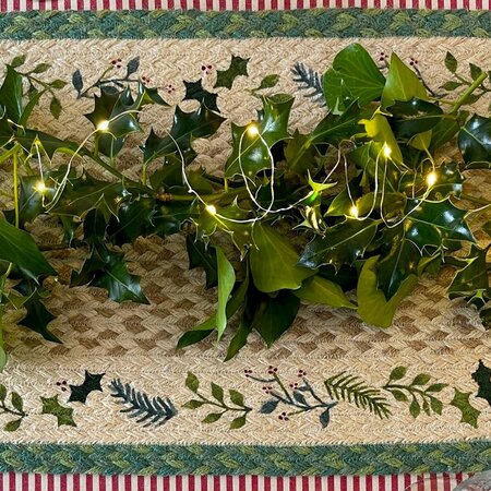 The Braided Rug Company Christmas Table Runner